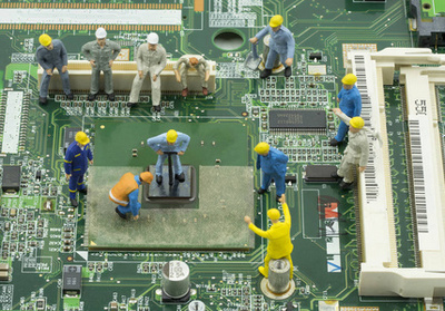 網絡工程中的組分電子產品 從圖片素材到實際應用